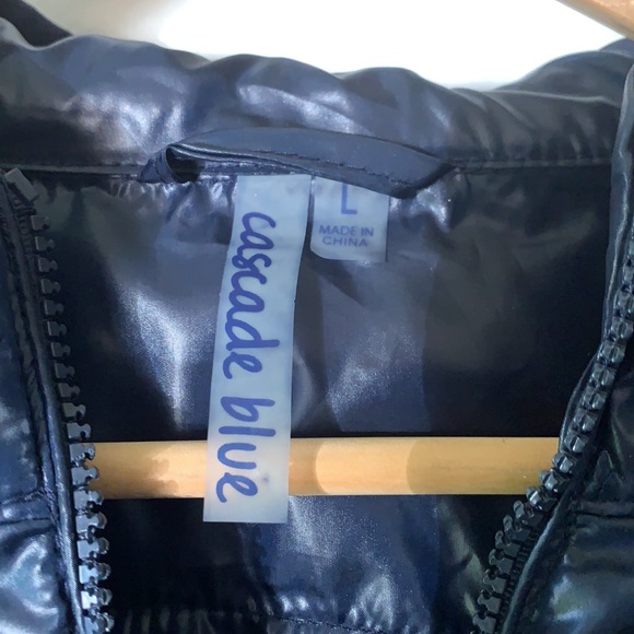 Pre-owned navy blue puffy jacket - Picture 4 of 5